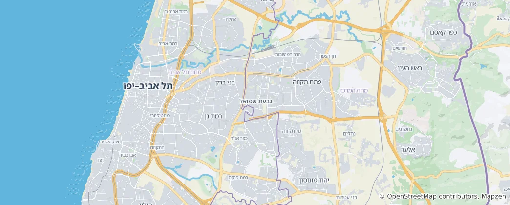 Mappa di Giv'at Shmuel