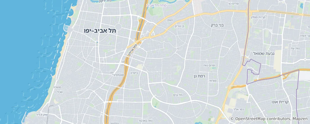 Mapa Giv'atajim