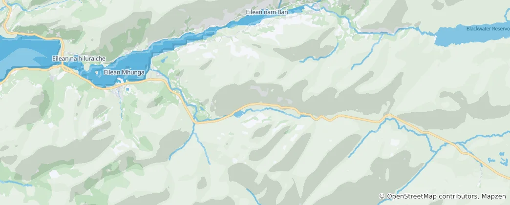 Mapa Glencoe National Nature Reserve