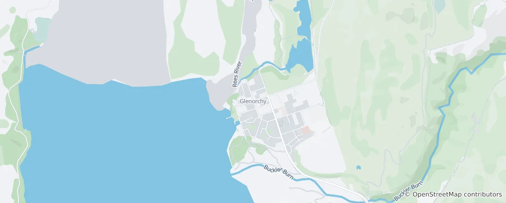 Mappa di Glenorchy
