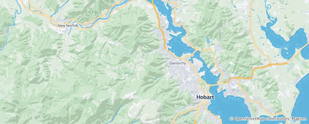 Map of Glenorchy