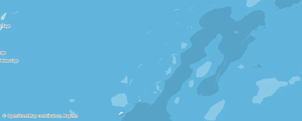 Glover's Reef — Kaart