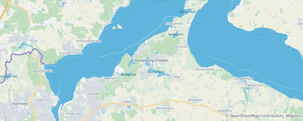 Mapa De Glücksburg