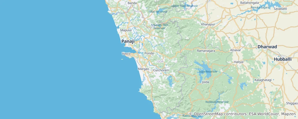 Map of Goa