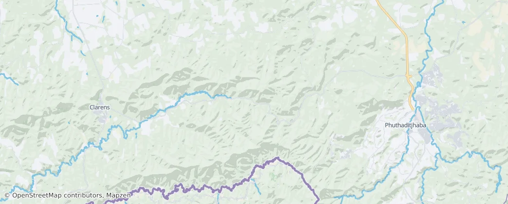 Golden Gate Highlands National Park — Map
