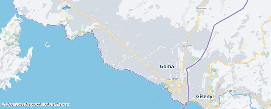 Goma – Mapa