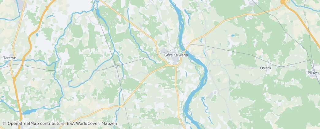 Góra Kalwaria – Mapa