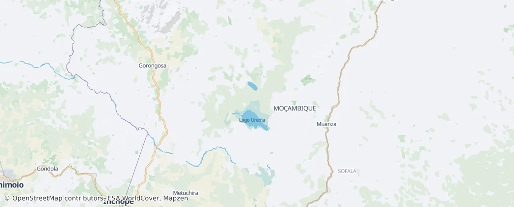 Gorongosa National Park — 地图