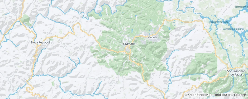 Mapa de Gramado