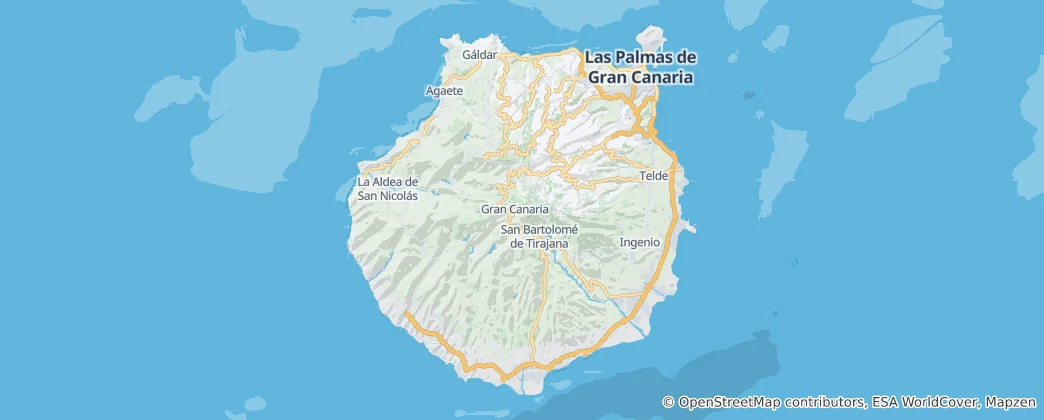 Gran Canaria Haritası