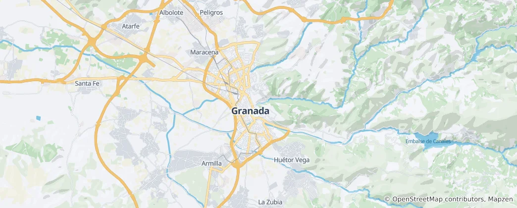 Map of Granada