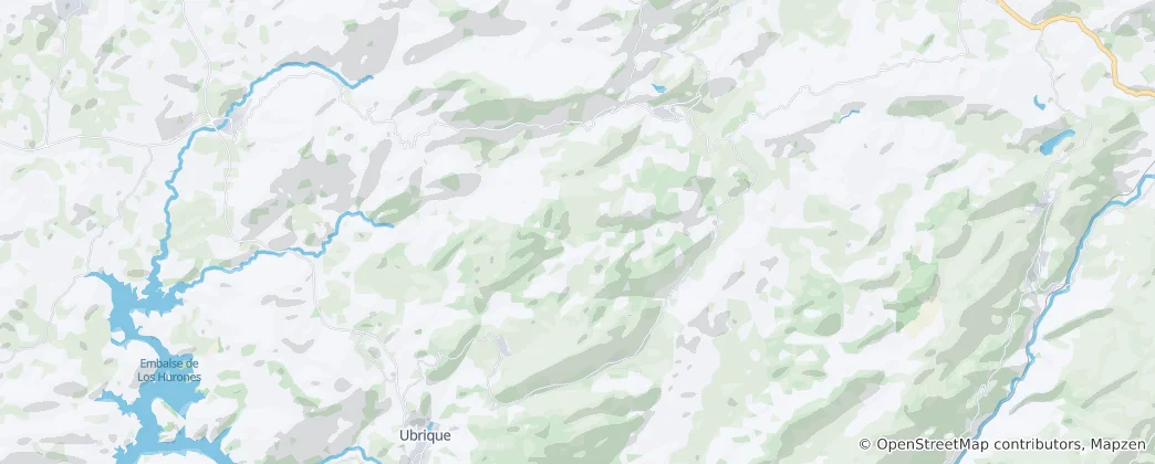 Mapa Sierra de Grazalema