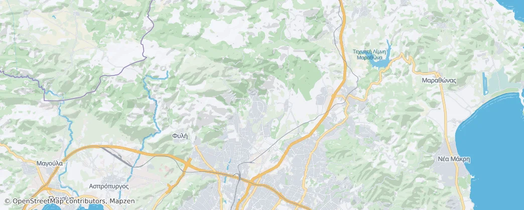 Acharnes Municipality — Karte