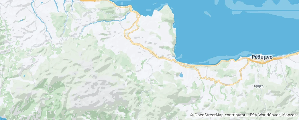 Mappa di Apokoronas