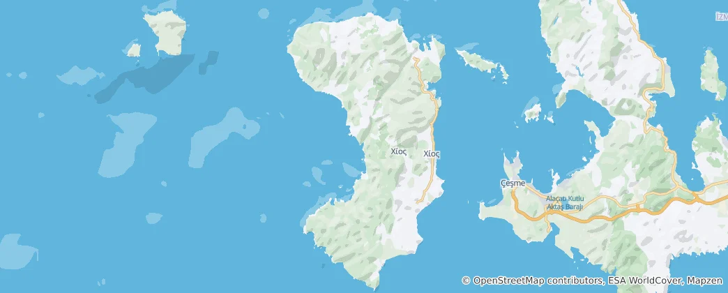 Mappa di Chios Municipality