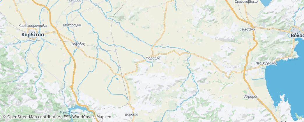 Farsala Municipality — Map