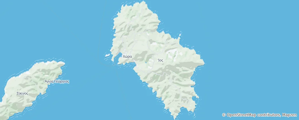 Mappa di Ios Municipality