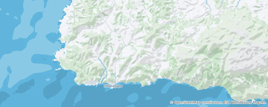 Mapa Kantanos-Selino Municipality