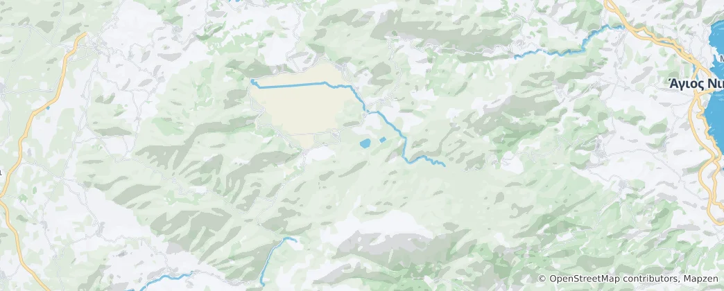 Mappa di Lasithi Plateau