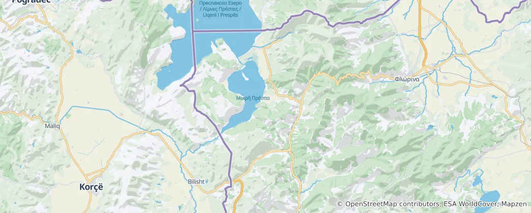 Mappa di Prespes
