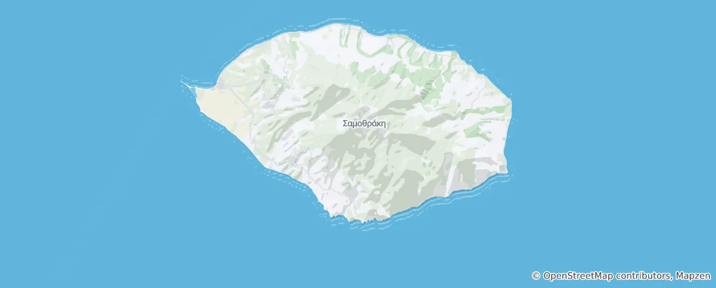 Mappa di Samothraki Municipality