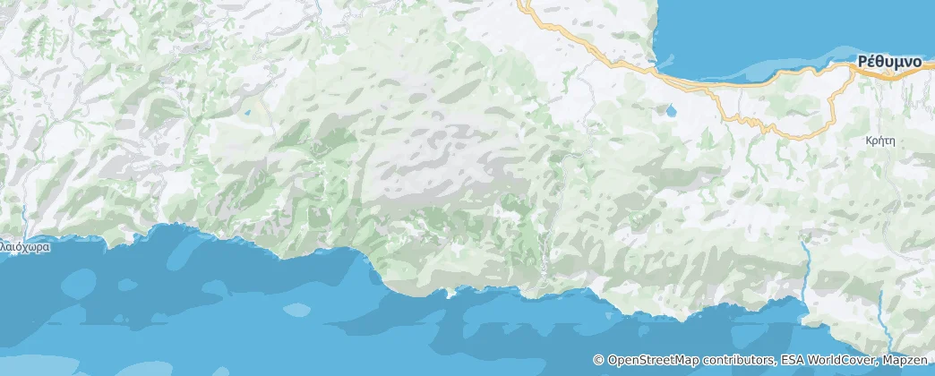 Mapa De municipio de Sfakia