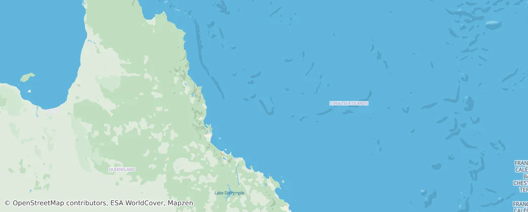 Great Barrier Reef World Heritage Area — 지도