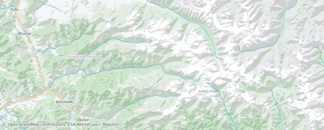 Great Himalayan National Park — Mapa
