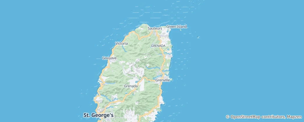 Map of Grenada