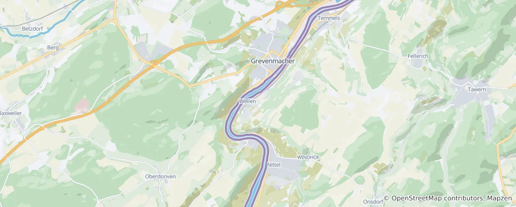 Carte de Grevenmacher
