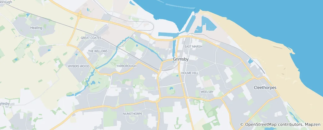 Térkép: Grimsby