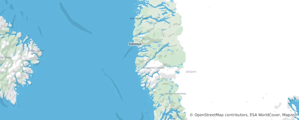 Map of Qeqqata