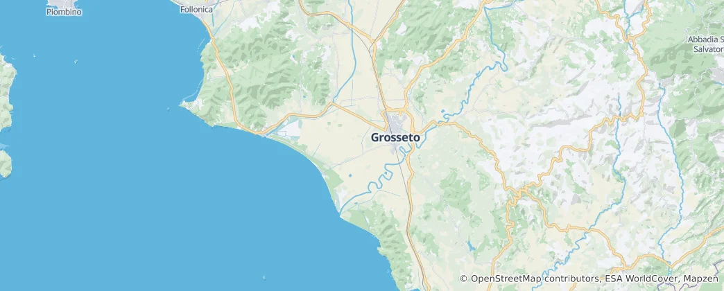 Mapa Grosseto