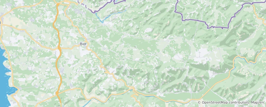 Mapa Grožnjan