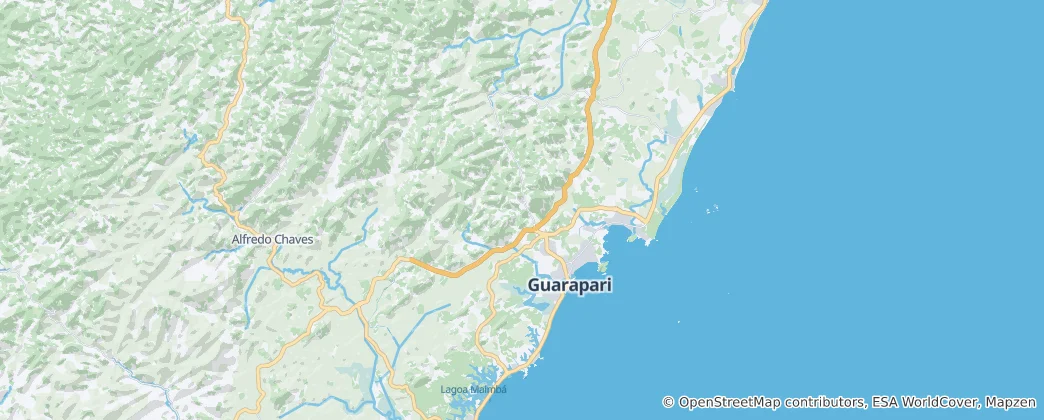 Térkép: Guarapari