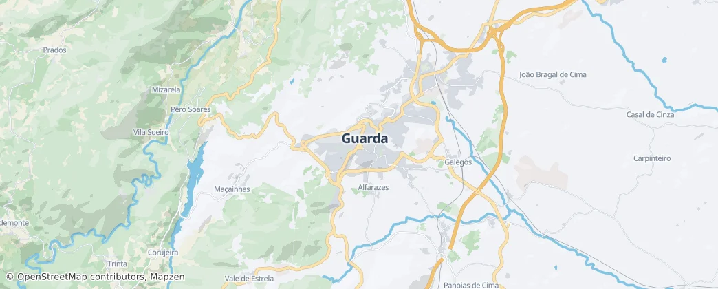 Guarda — Карта