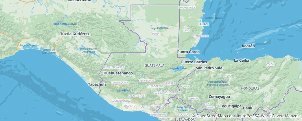 Map of Guatemala
