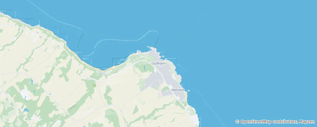 Map of Gudhjem