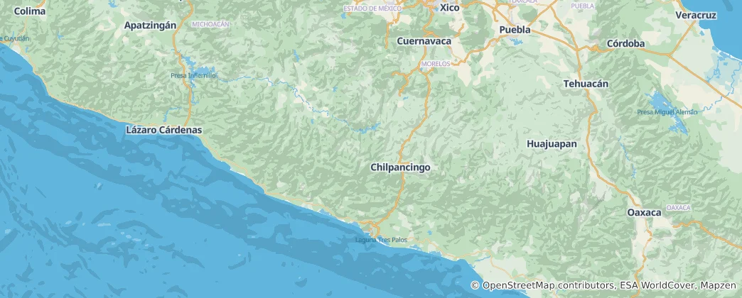 Mapa De Guerrero