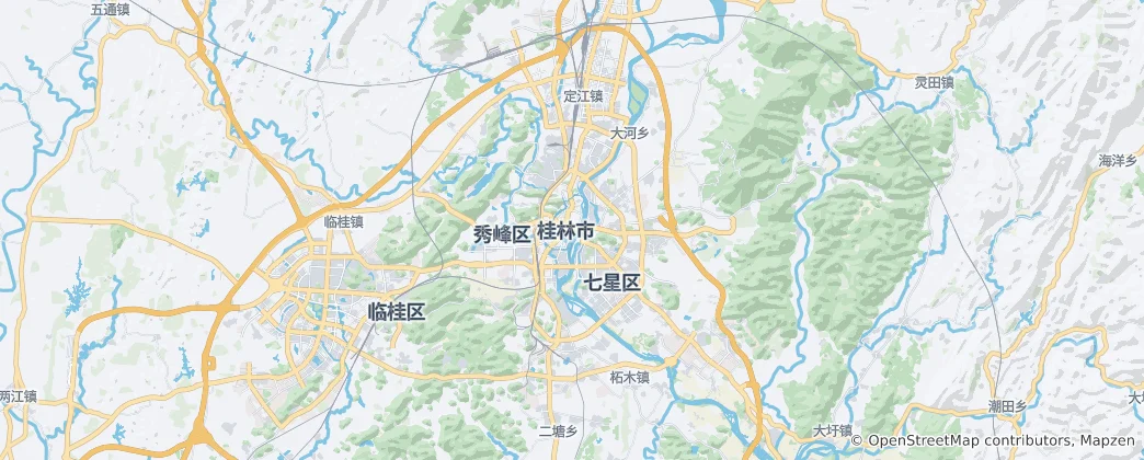 Mapa De Guilin