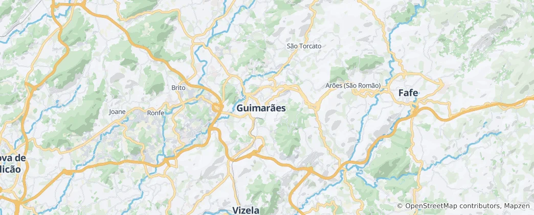 Map of Guimarães