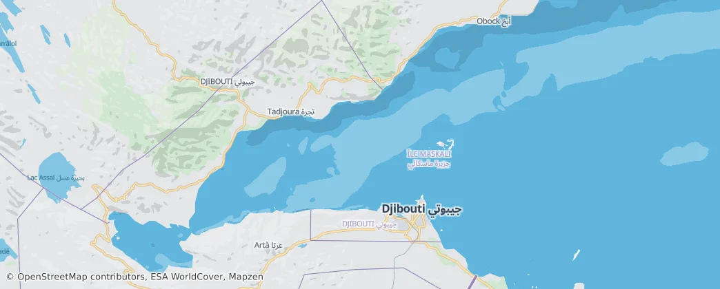 Gulf of Tadjoura — Map