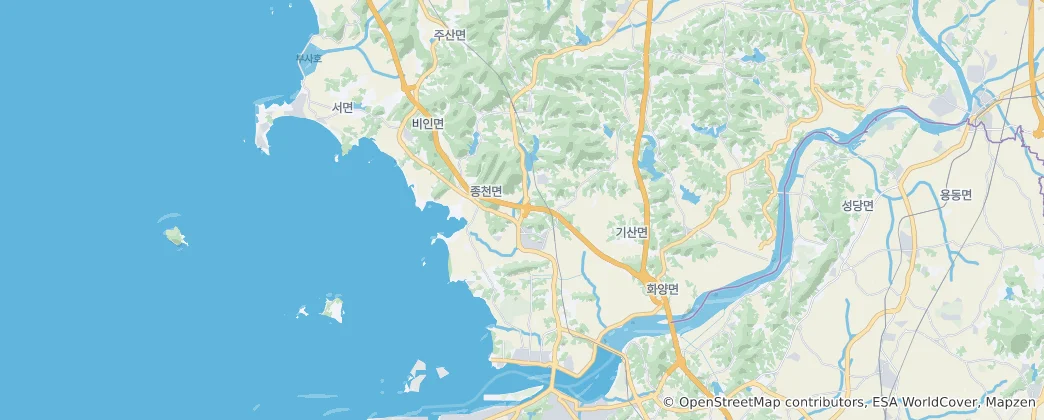 群山市 地图