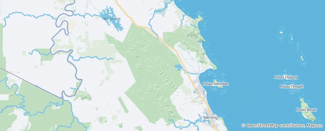 Mapa Gunung Arong Permanent Forest Reserve