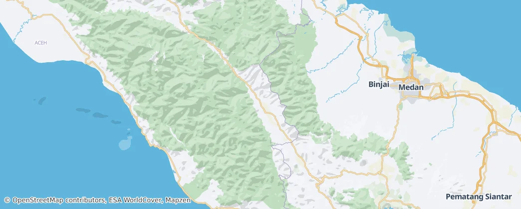 Parque Nacional de Gunung Leuser — Mapa