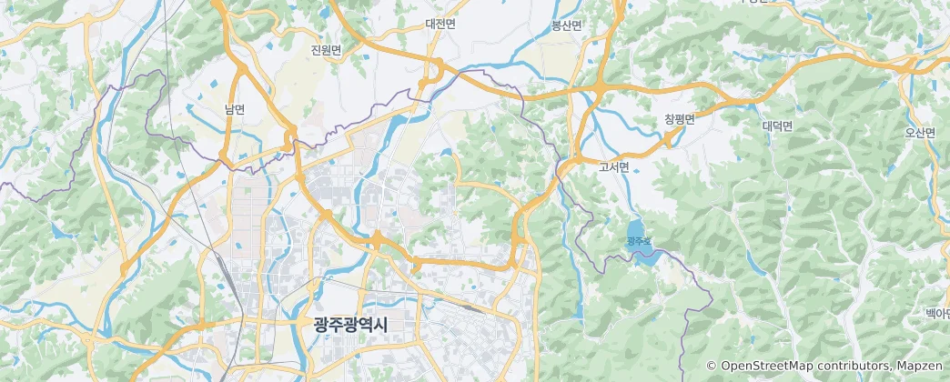 Gwangju Haritası