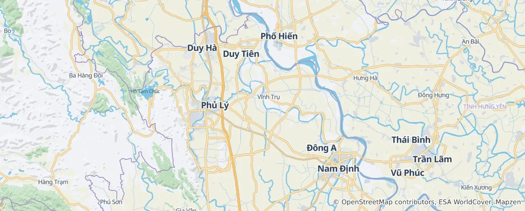 Map of Ha Nam