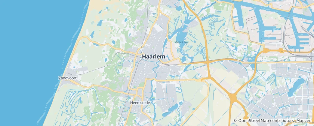 Mapa Haarlem