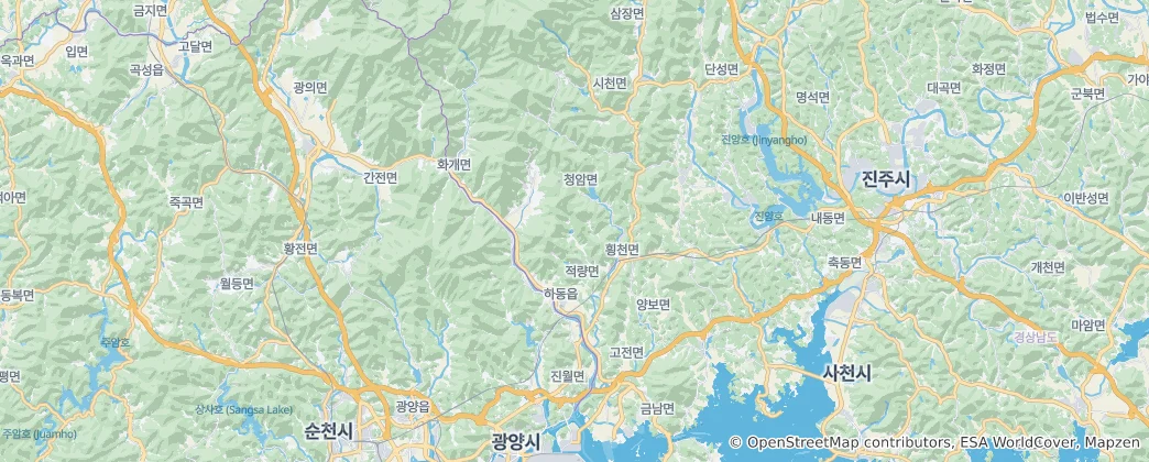 Mappa di Hadong