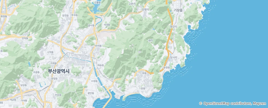 Map of Haeundae District